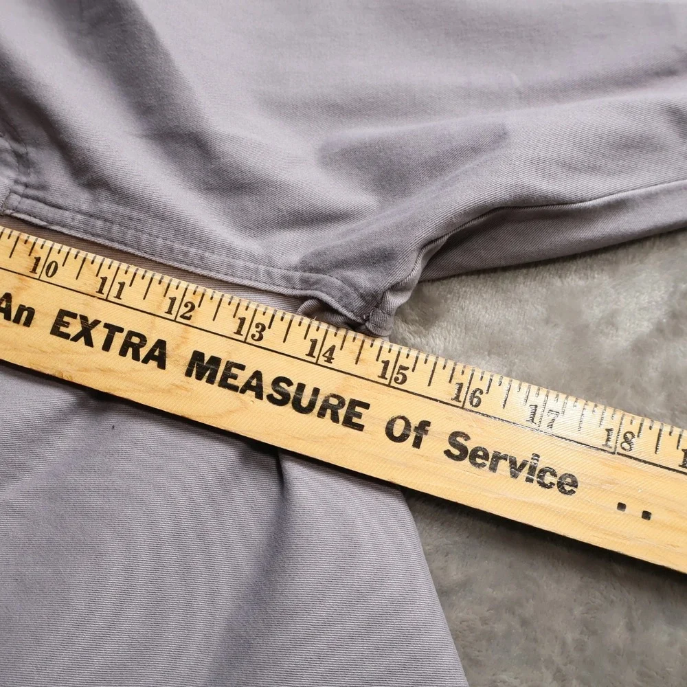 Cotton Traders Men Mercury Pleated Chino Pants Purple Gray Size 50 Elastic Waist